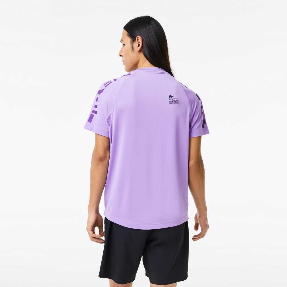 Lacoste SPORT Stretch Jersey Moradas | 7186-VESGL