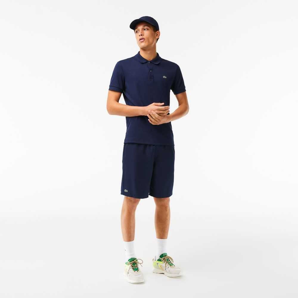 Lacoste SPORT Tenis Solid Diamond Weave Azul Marino Azules | 9608-RYJSC