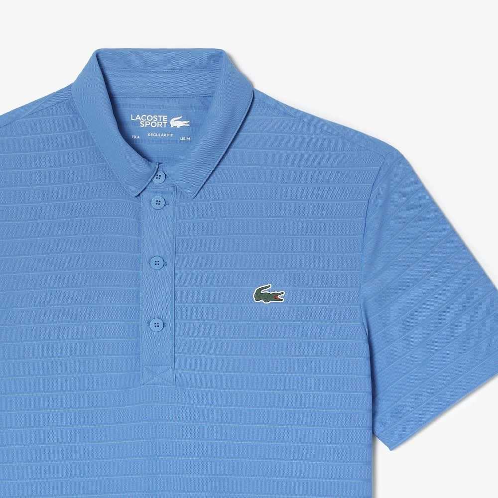 Lacoste SPORT Textured Respirable Golf Azules | 5968-HVSOQ