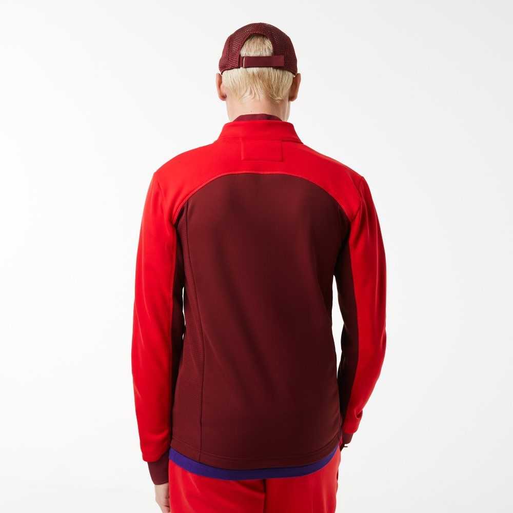 Lacoste SPORT Thermal Golf Jacket Burdeos Rojas | 2530-VOGAS