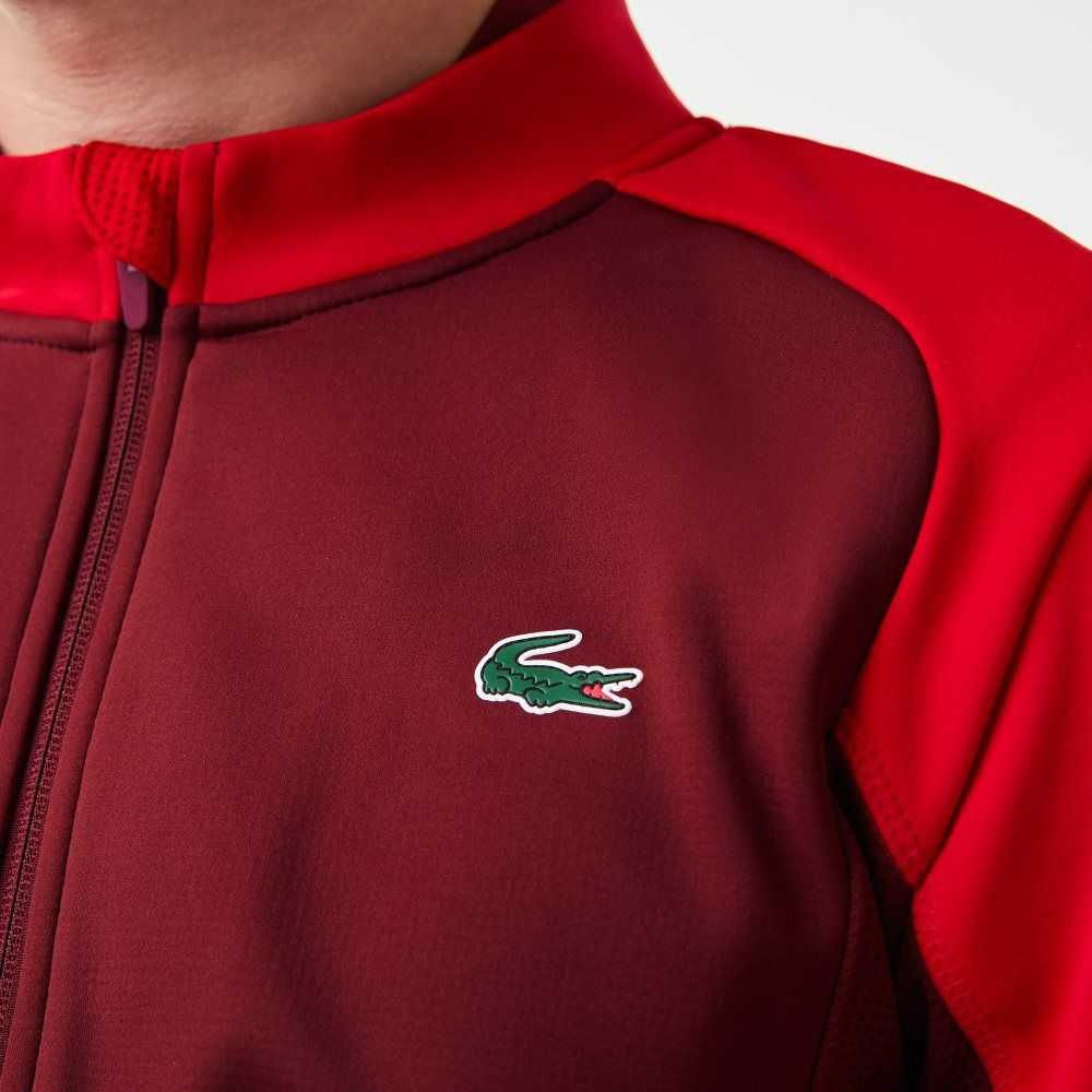 Lacoste SPORT Thermal Golf Jacket Burdeos Rojas | 2530-VOGAS