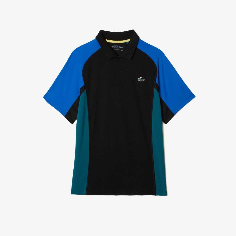 Lacoste SPORT Thermo-Regulating Pique Tenis Negras Azules Negras Verde | 7251-ANXMH