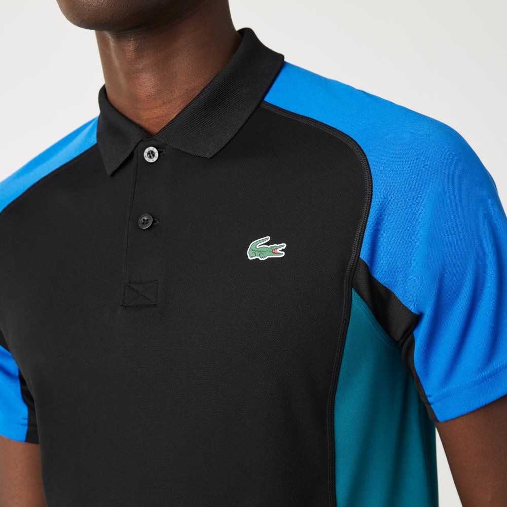 Lacoste SPORT Thermo-Regulating Pique Tenis Negras Azules Negras Verde | 7251-ANXMH