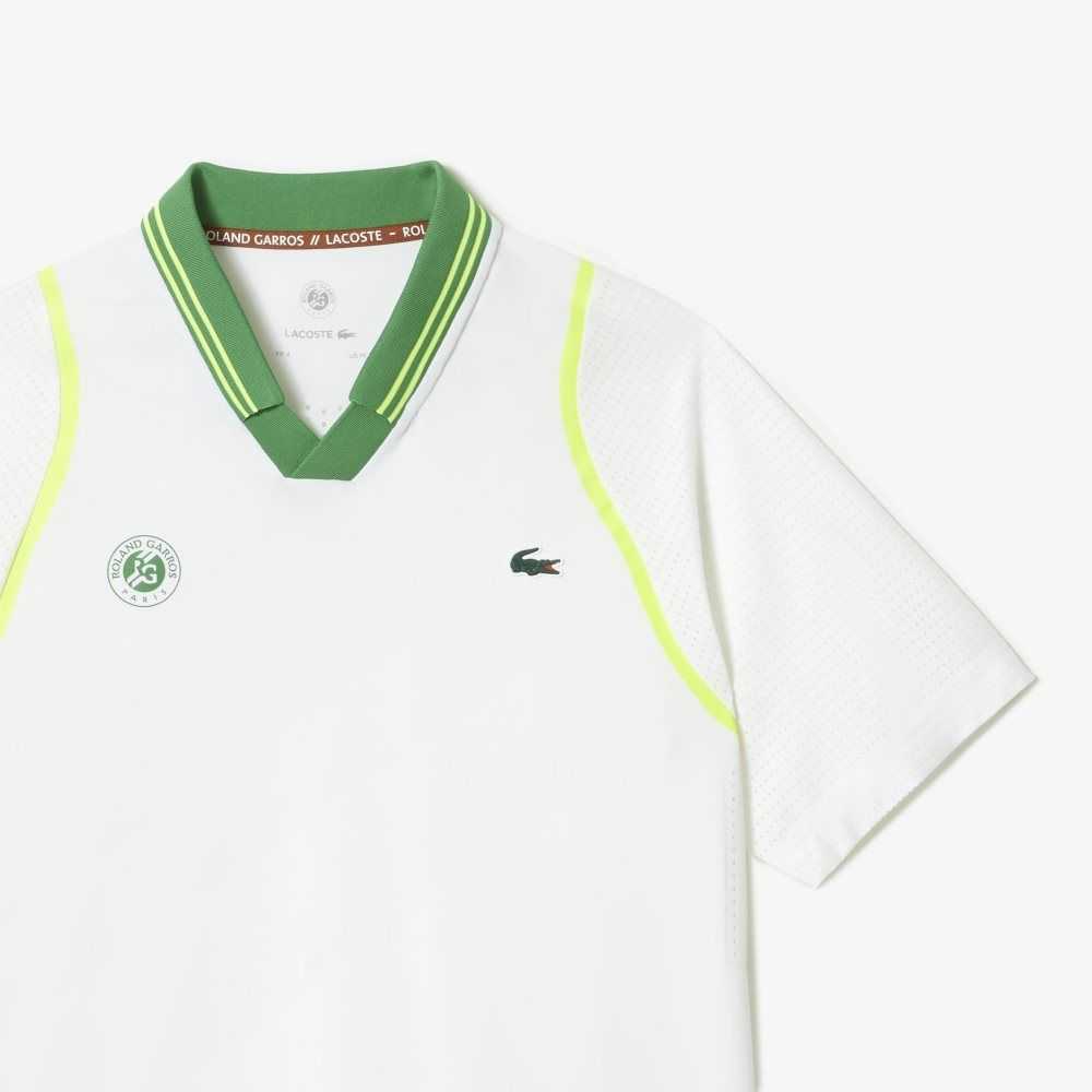 Lacoste SPORT x Daniil Medvedev Roland Garros Edition Team Leader Blancas Verde | 9258-YEXAD