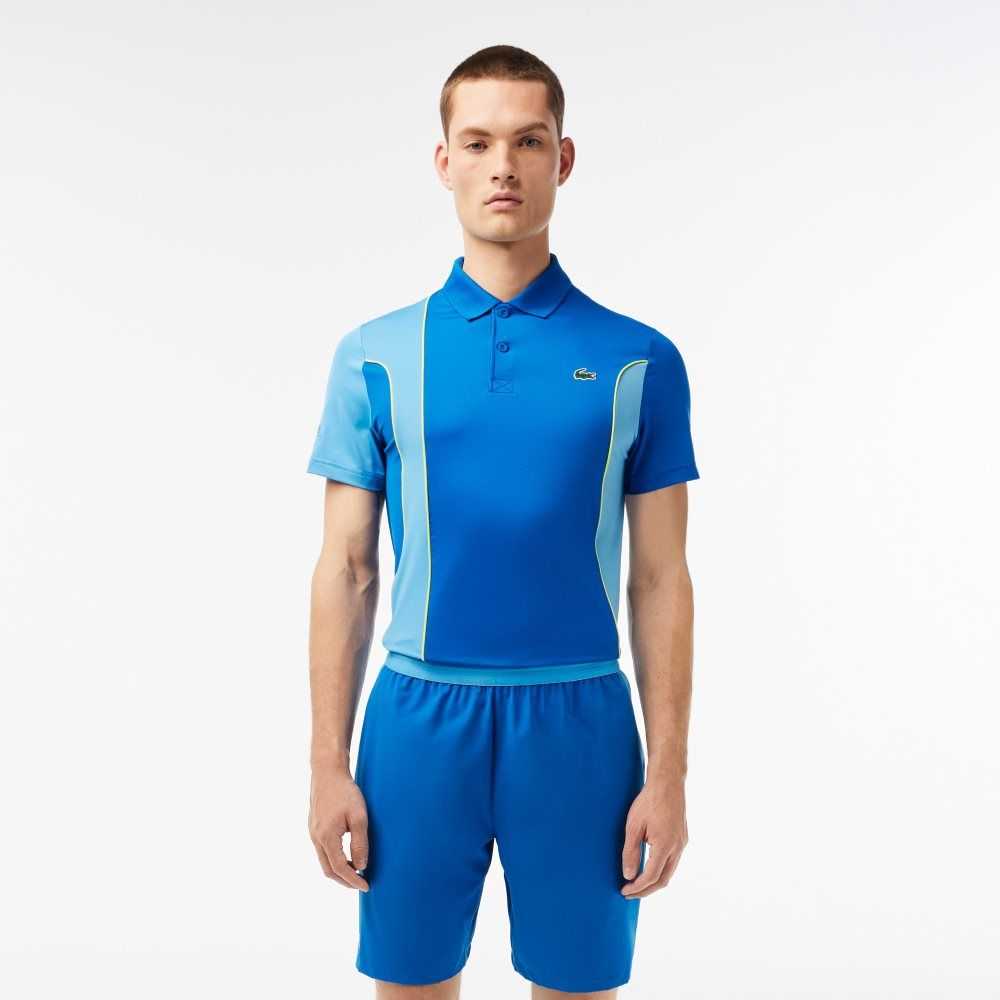 Lacoste SPORT x Novak Djokovic Color-Block Azules Amarillo | 0129-TWOZM