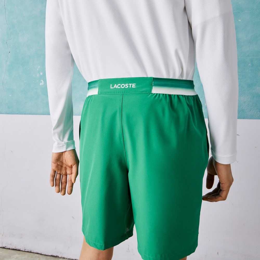 Lacoste SPORT x Novak Djokovic Light Stretch Verde | 5418-CGYMO