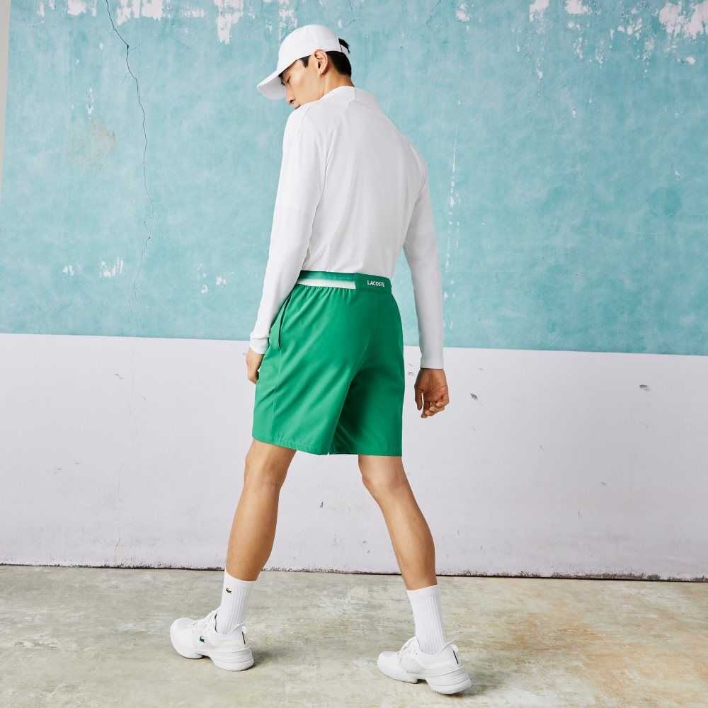 Lacoste SPORT x Novak Djokovic Light Stretch Verde | 5418-CGYMO