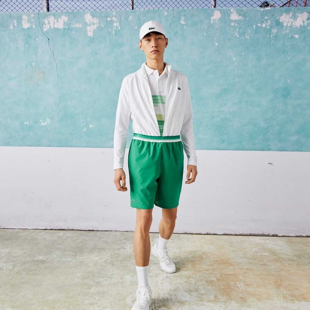 Lacoste SPORT x Novak Djokovic Light Stretch Verde | 5418-CGYMO