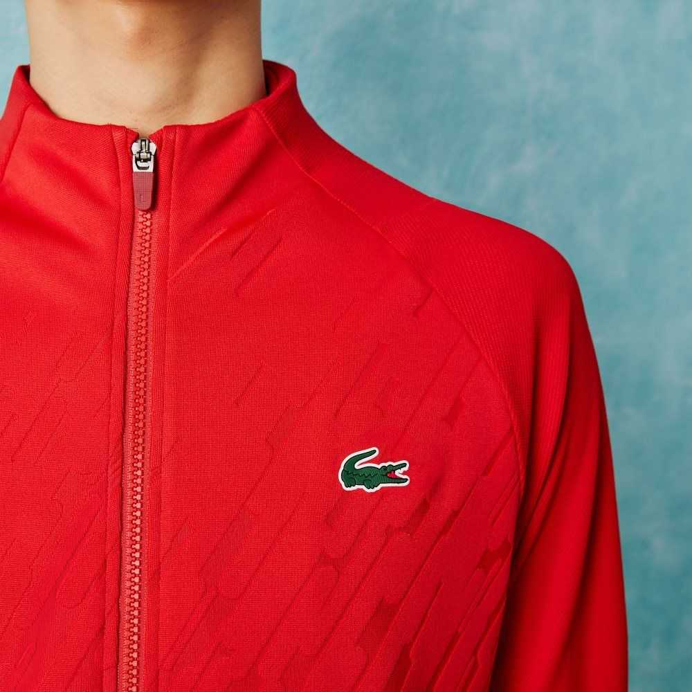 Lacoste SPORT x Novak Djokovic Technical Zip Jacket Rojas | 0195-JBZCO