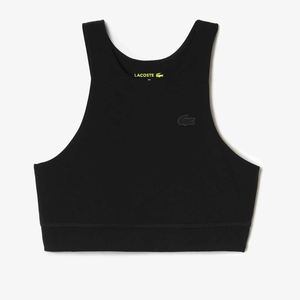 Lacoste Seamless Sports Bra Negras | 8193-TENKU