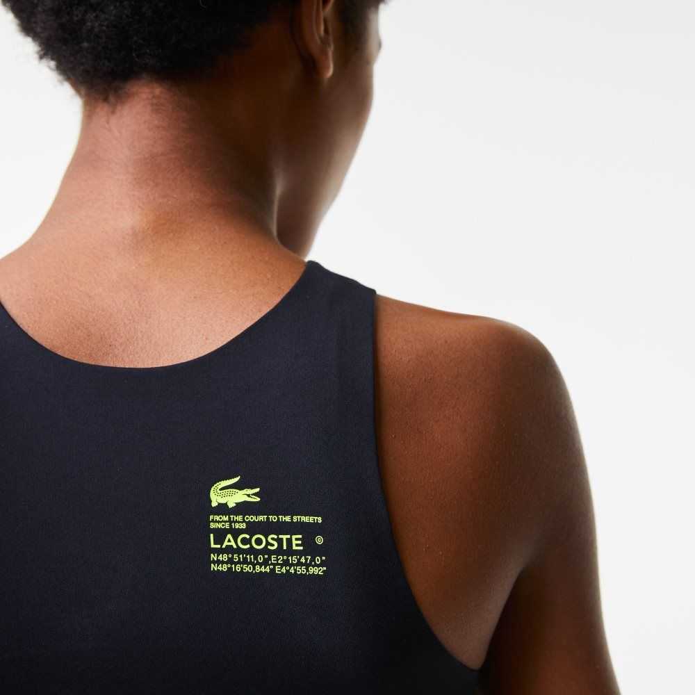 Lacoste Seamless Sports Bra Negras | 8193-TENKU