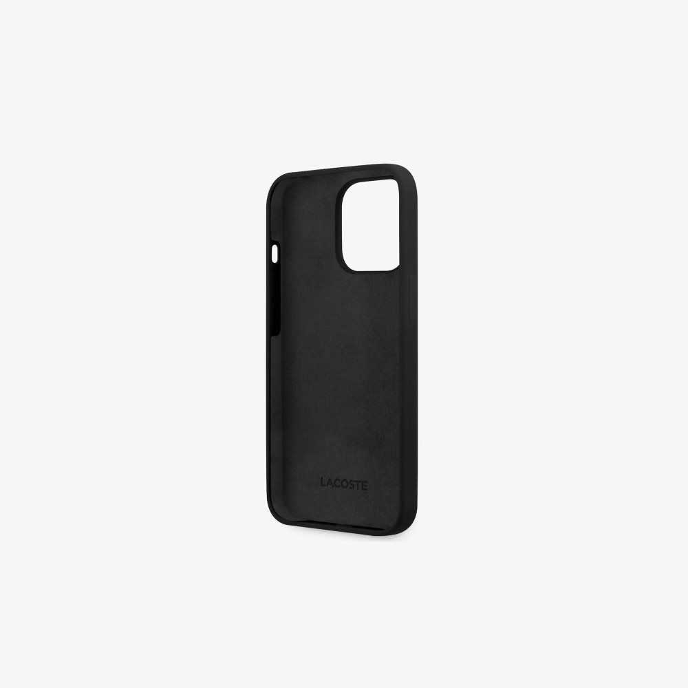 Lacoste Silicona iPhone 14 Pro Negras | 1652-QLVBF