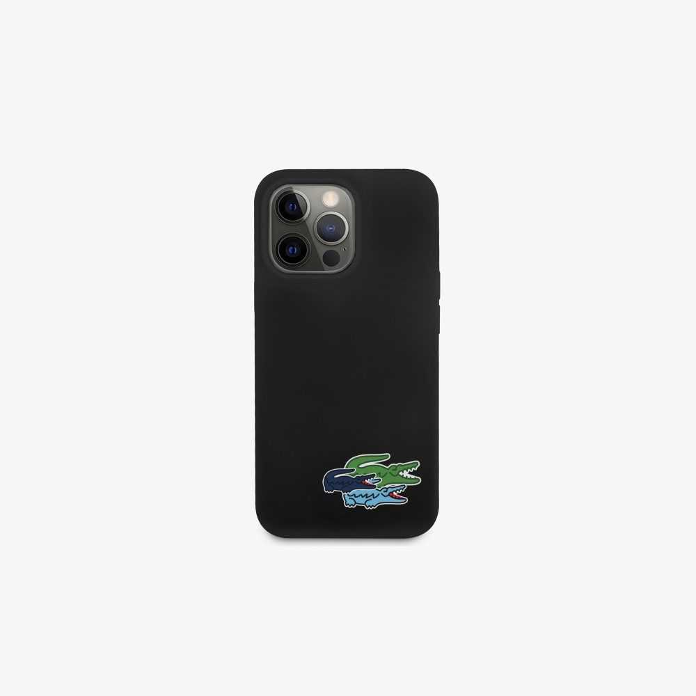 Lacoste Silicona iPhone 14 Pro Negras | 1652-QLVBF