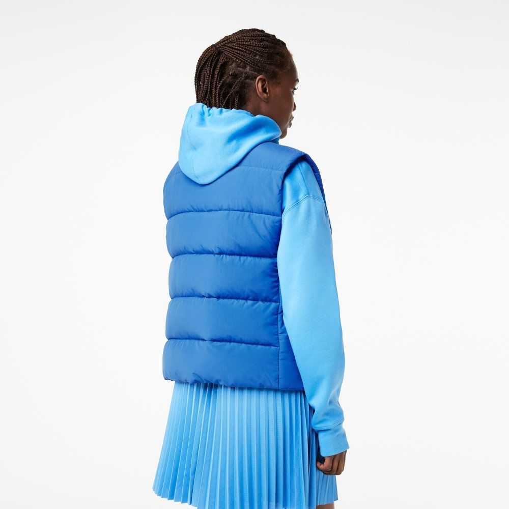 Lacoste Sin Manga Bodywarmer Azules | 0348-CVTHF