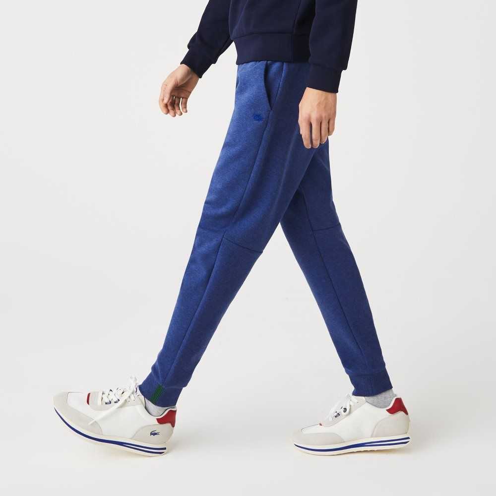 Lacoste Slim Fit Heathered Algodon Blend Tracksuit Azules | 7132-QLHCJ