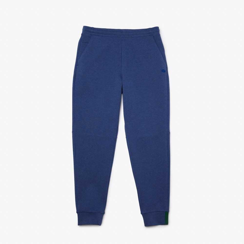 Lacoste Slim Fit Heathered Algodon Blend Tracksuit Azules | 7132-QLHCJ