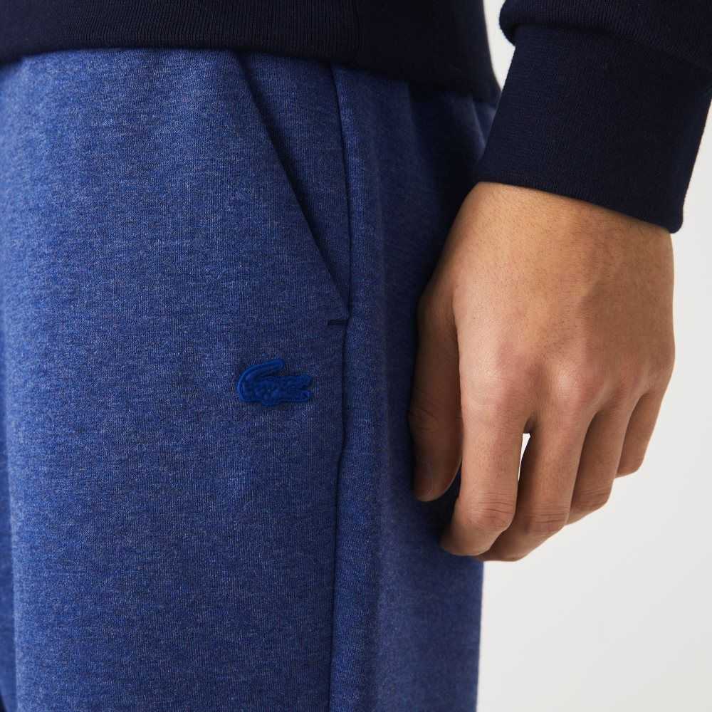 Lacoste Slim Fit Heathered Algodon Blend Tracksuit Azules | 7132-QLHCJ