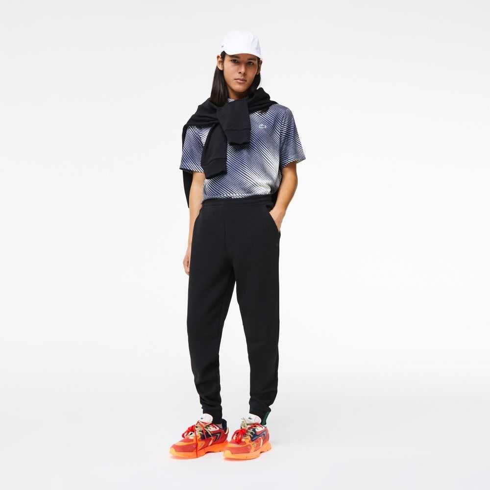 Lacoste Slim Fit Heathered Algodon Blend Tracksuit Negras | 7860-YPNKO