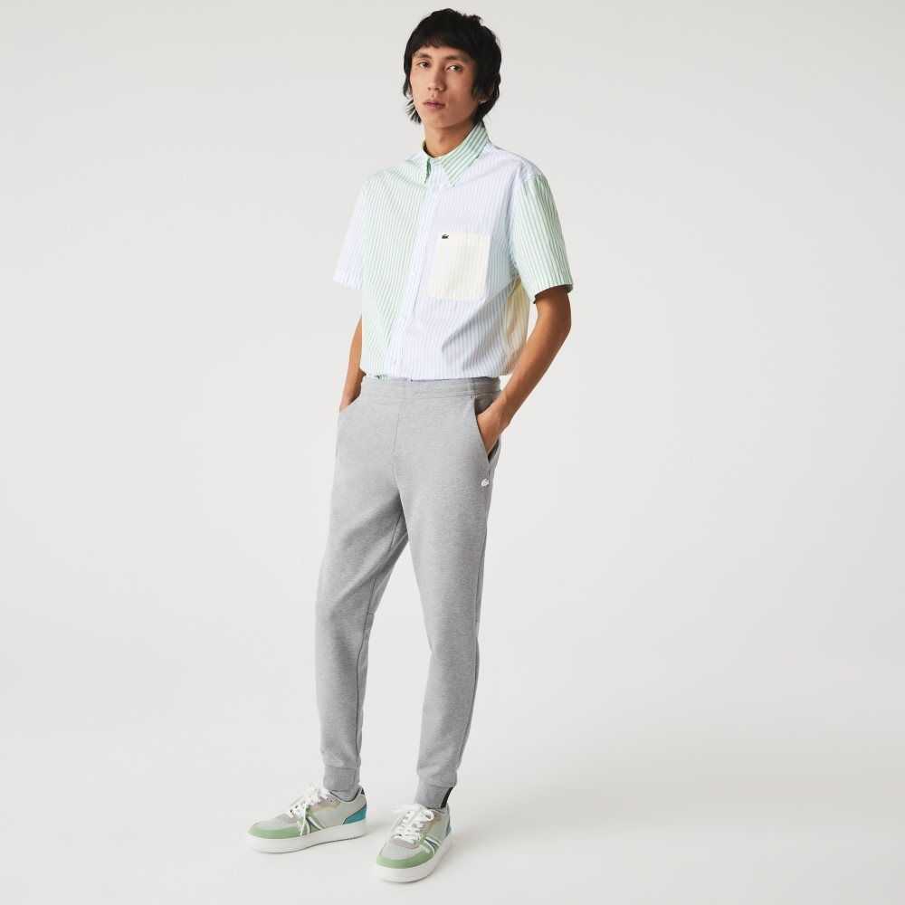 Lacoste Slim Fit Heathered Algodon Blend Tracksuit Gris | 9324-SINLY