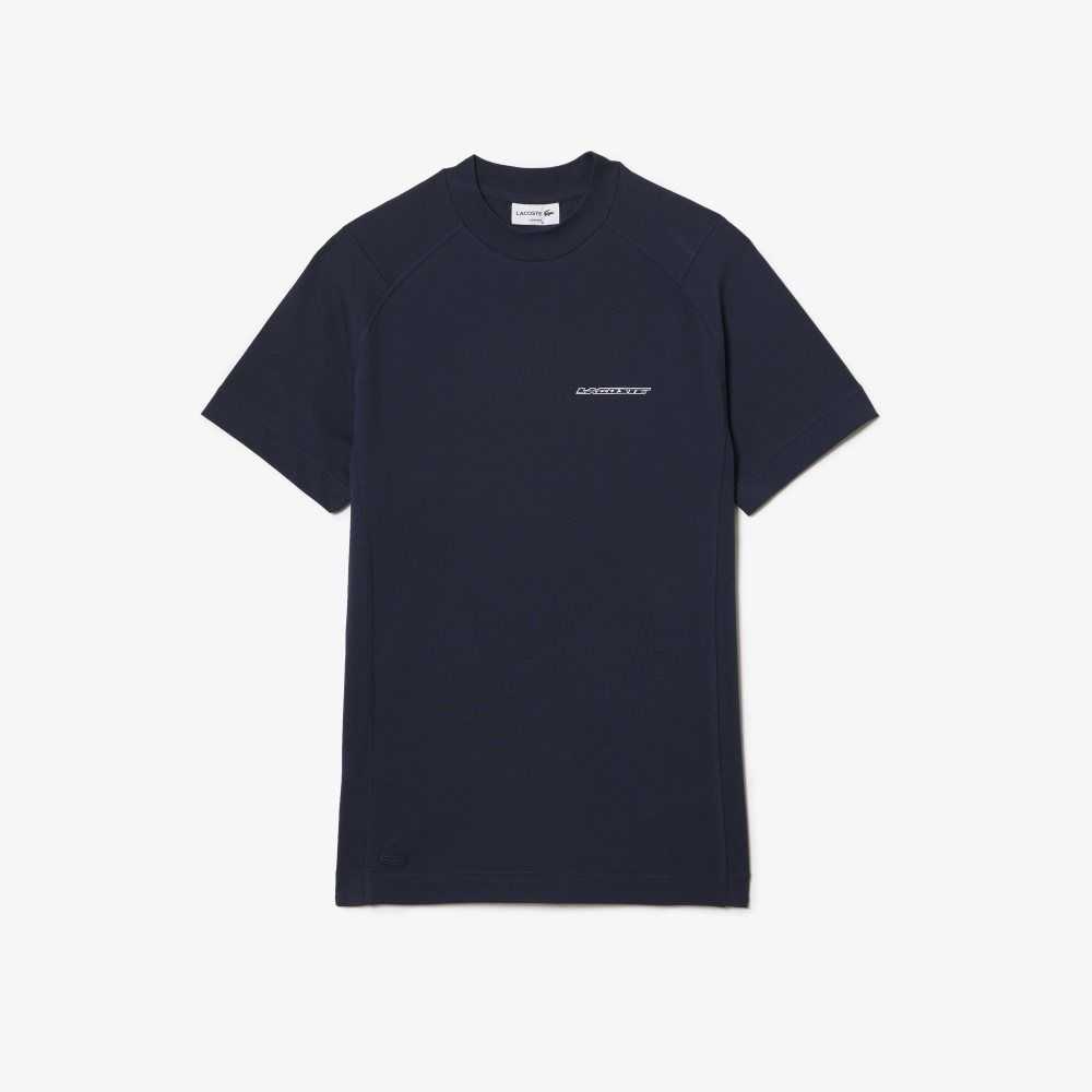 Lacoste Slim Fit Organic Algodon Pique Azules | 1625-WECLV