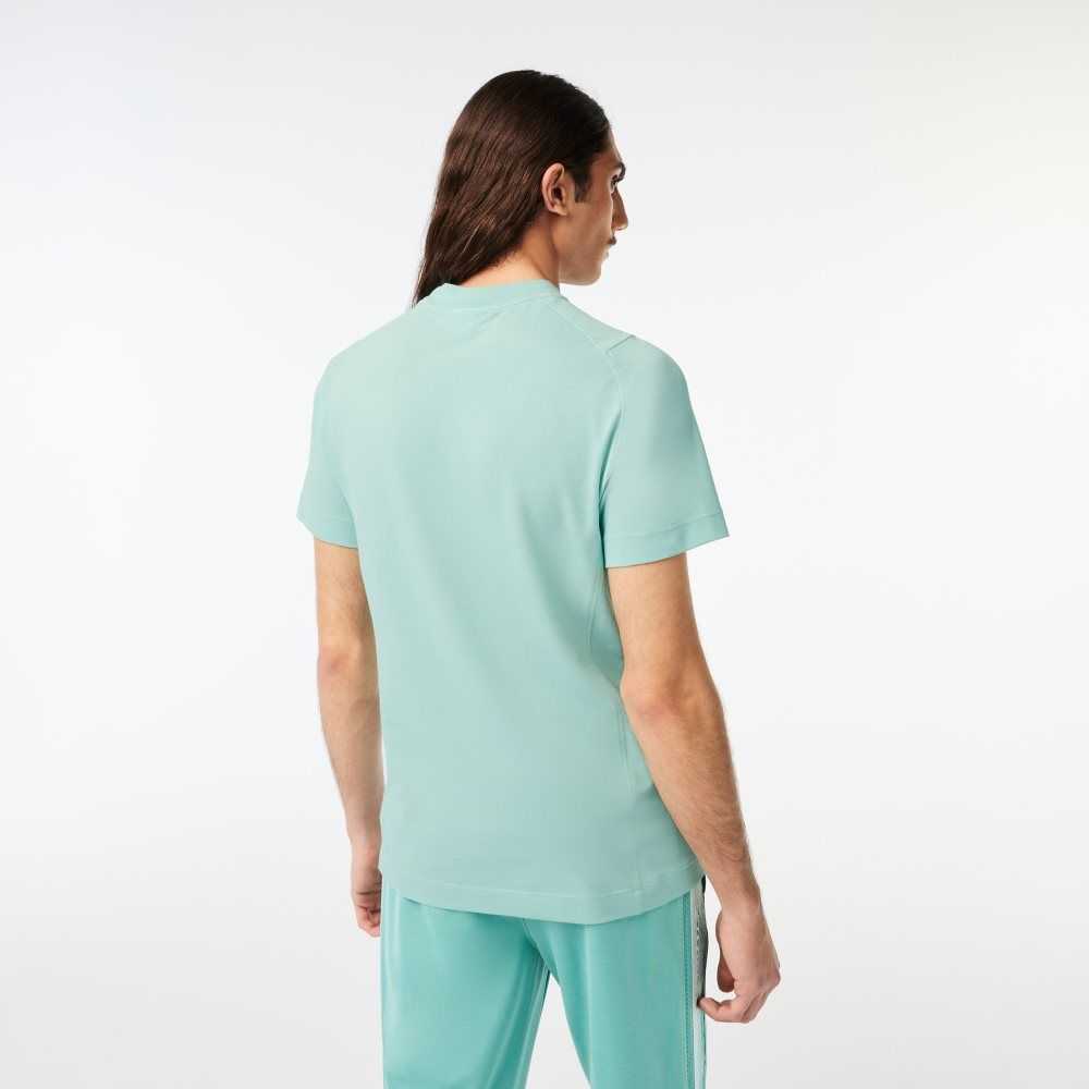 Lacoste Slim Fit Organic Algodon Pique Verde Menta | 5149-IOXEL