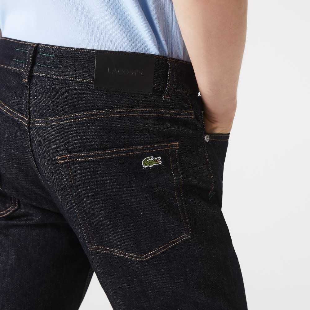 Lacoste Slim Fit Stretch Algodon Denim Azules | 9637-GZTBP