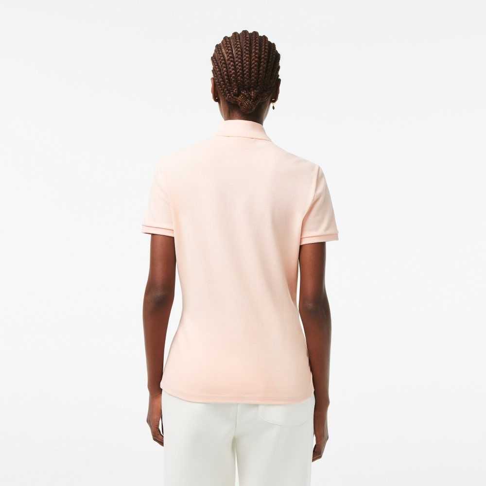 Lacoste Slim Fit Stretch Algodon Pique Rosas Claro | 1297-ZHYOK