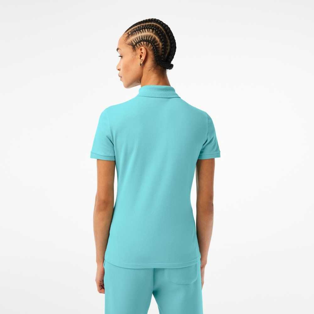 Lacoste Slim Fit Stretch Algodon Pique Verde Menta | 1694-JIASX