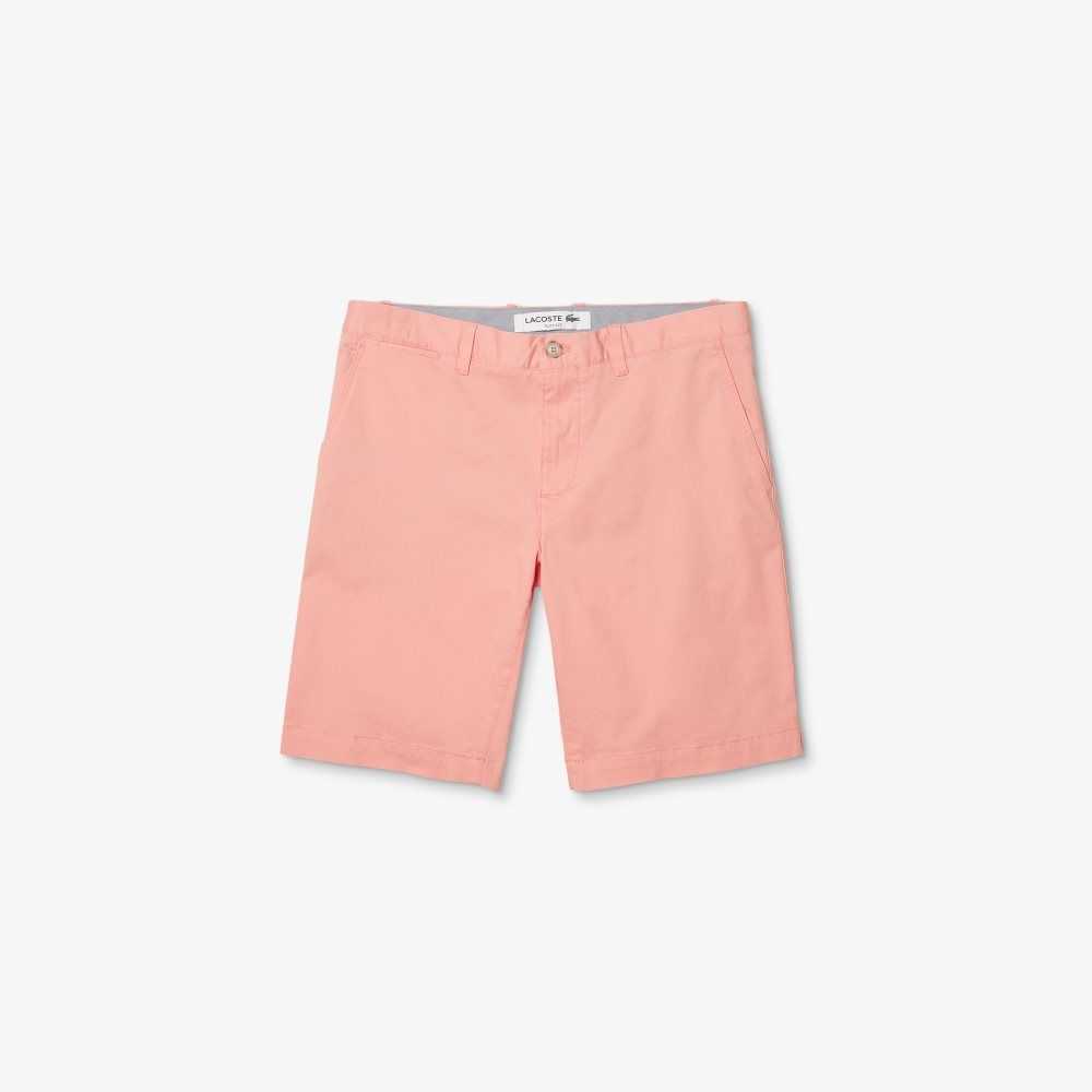 Lacoste Slim Fit Stretch Gabardine Rosas | 8294-TVYIF