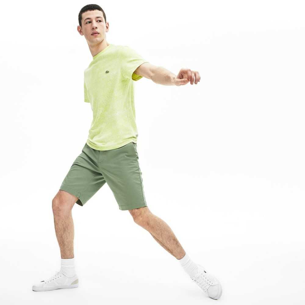 Lacoste Slim Fit Stretch Gabardine Verde | 0256-ENISK