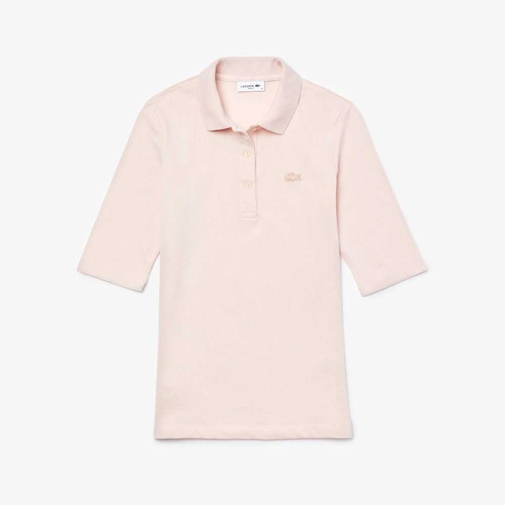 Lacoste Slim Fit Supple Algodon Rosas Claro | 4865-PXVLO