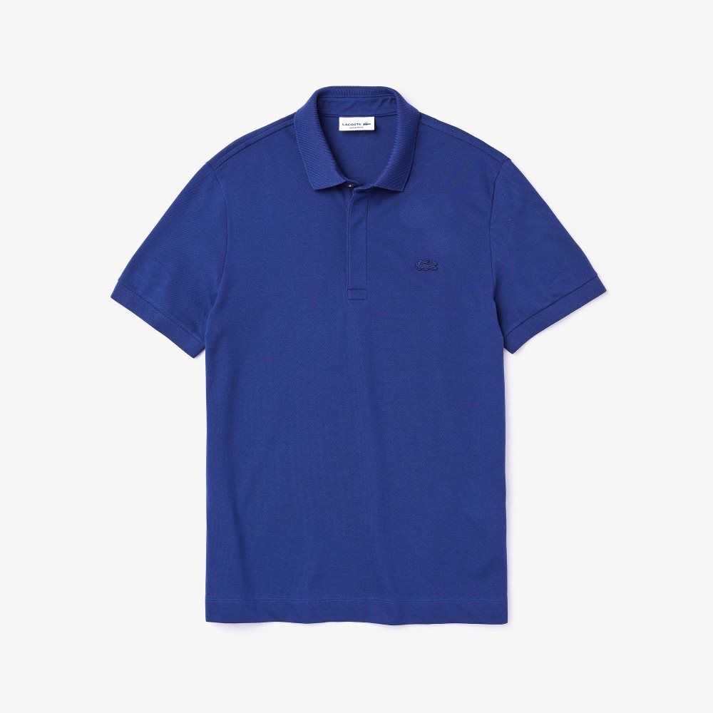 Lacoste Smart Paris Stretch Algodon Azul Marino Azules | 4096-YLINX