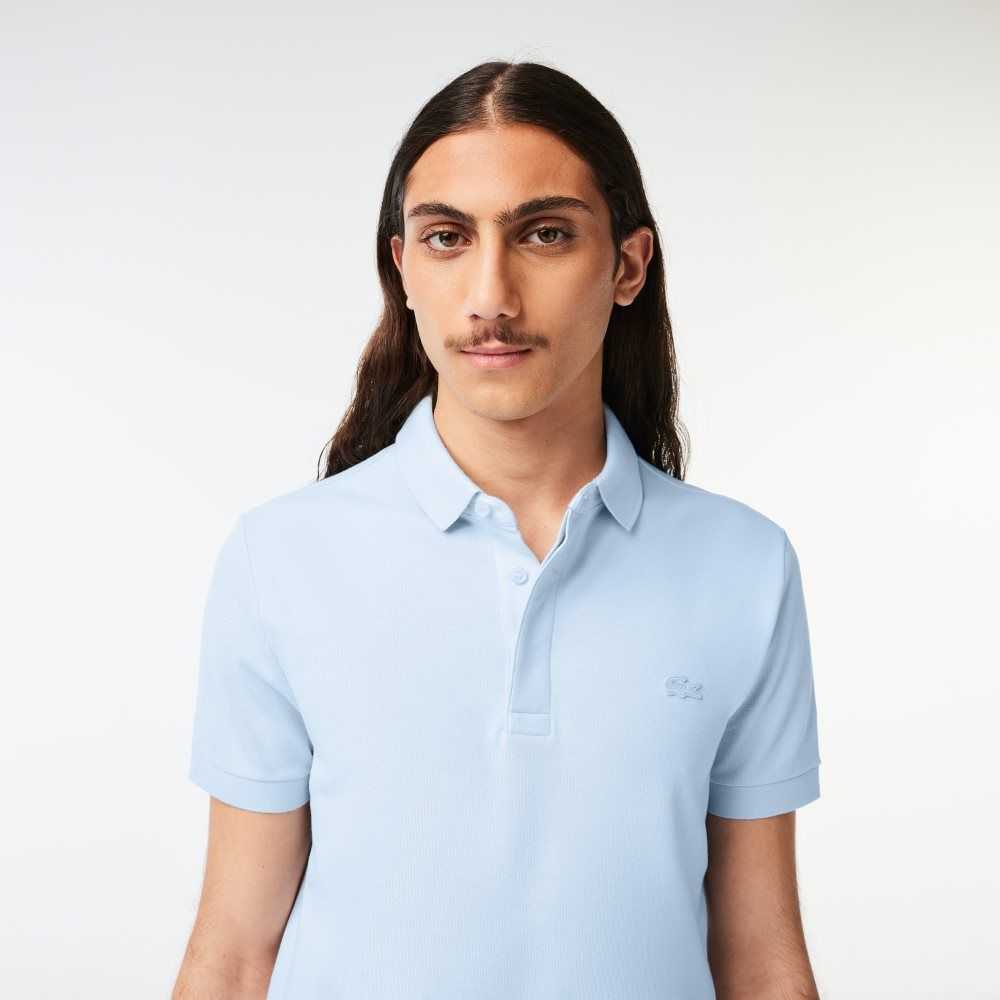 Lacoste Smart Paris Stretch Algodon Azules Claro | 7863-SDXTE