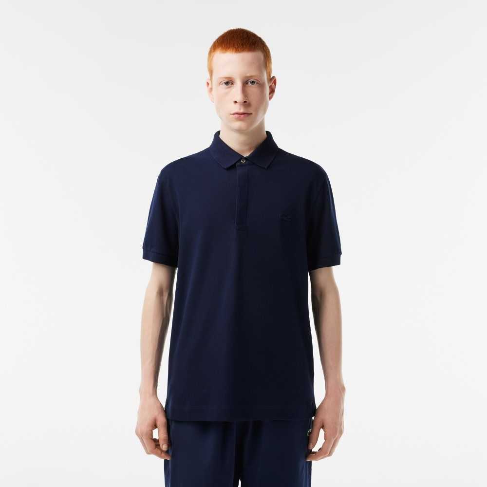 Lacoste Smart Paris Stretch Algodon Azul Marino Azules | 9260-BQMVR