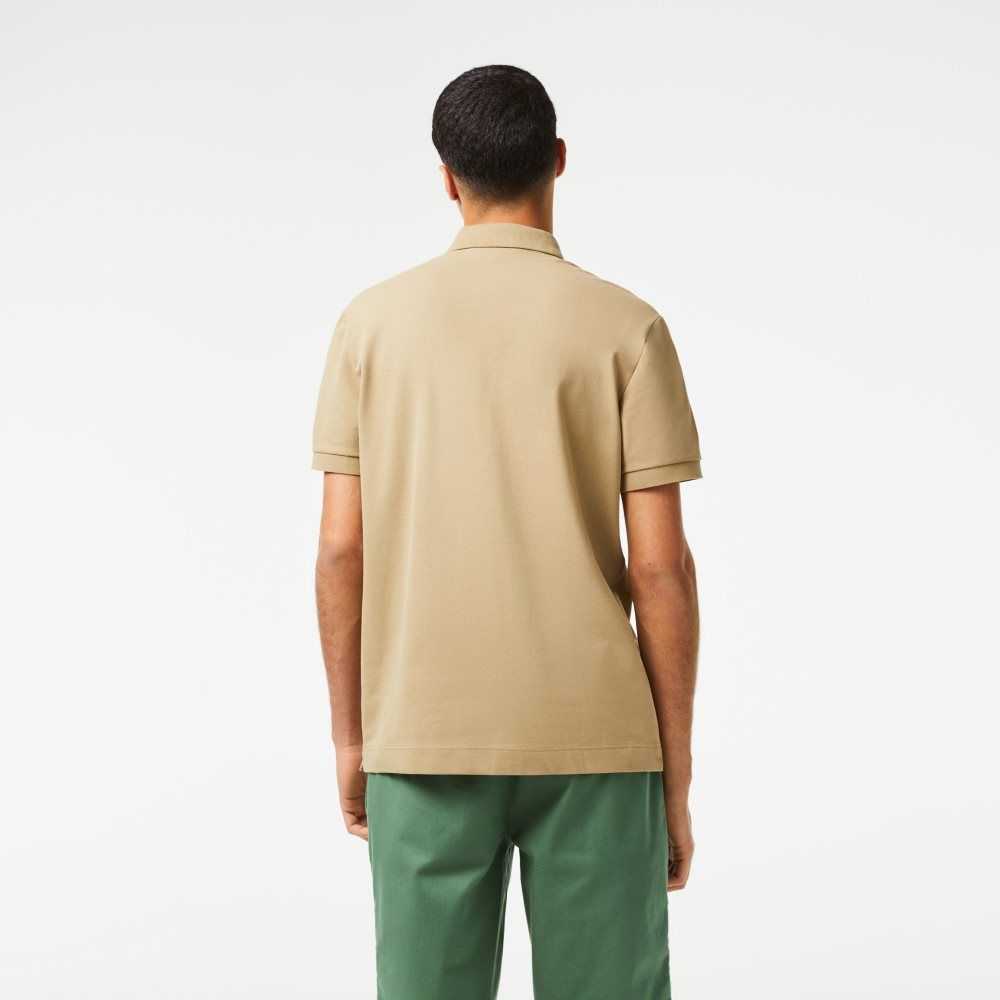 Lacoste Smart Paris Stretch Algodon Beige | 2760-BTEAZ