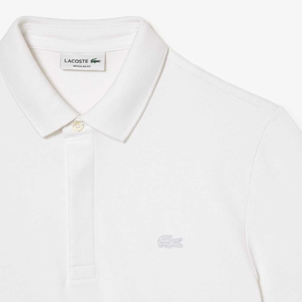 Lacoste Smart Paris Stretch Algodon Blancas | 2458-GSOJP