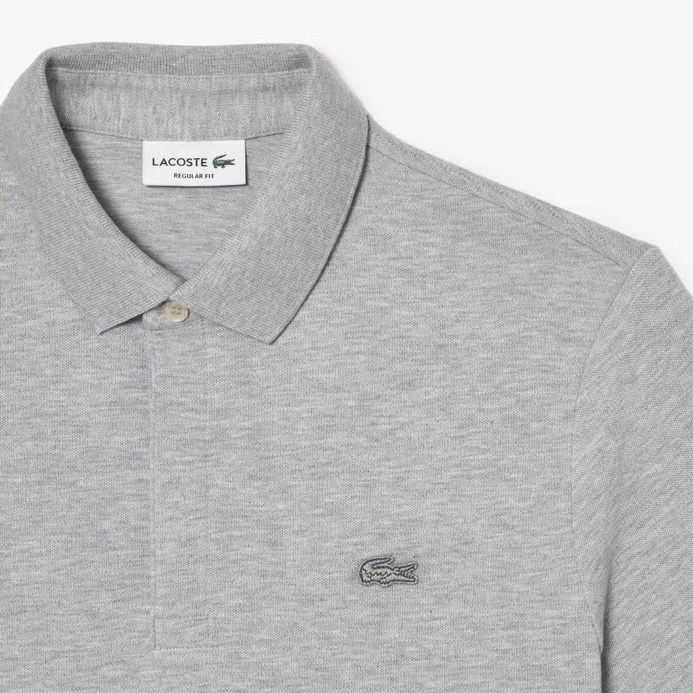 Lacoste Smart Paris Stretch Algodon Gris | 1276-JTNPF