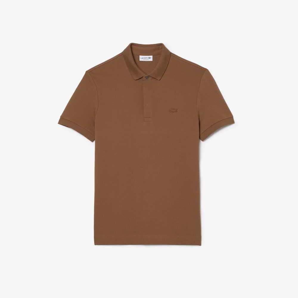 Lacoste Smart Paris Stretch Algodon Marrones Claro | 5721-LUEWI