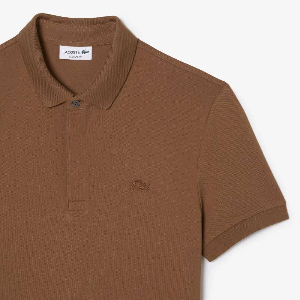 Lacoste Smart Paris Stretch Algodon Marrones Claro | 5721-LUEWI