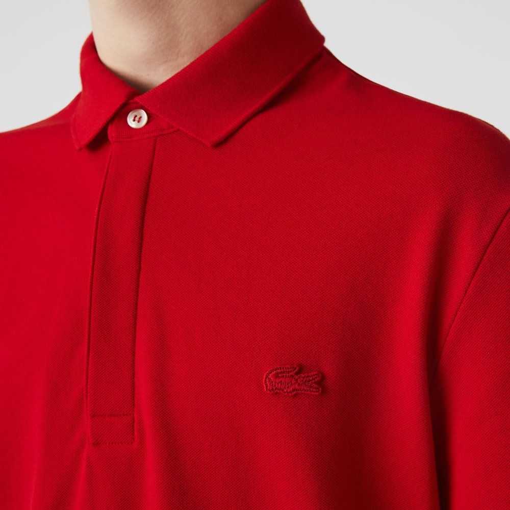 Lacoste Smart Paris Stretch Algodon Rojas | 6597-GFKNO