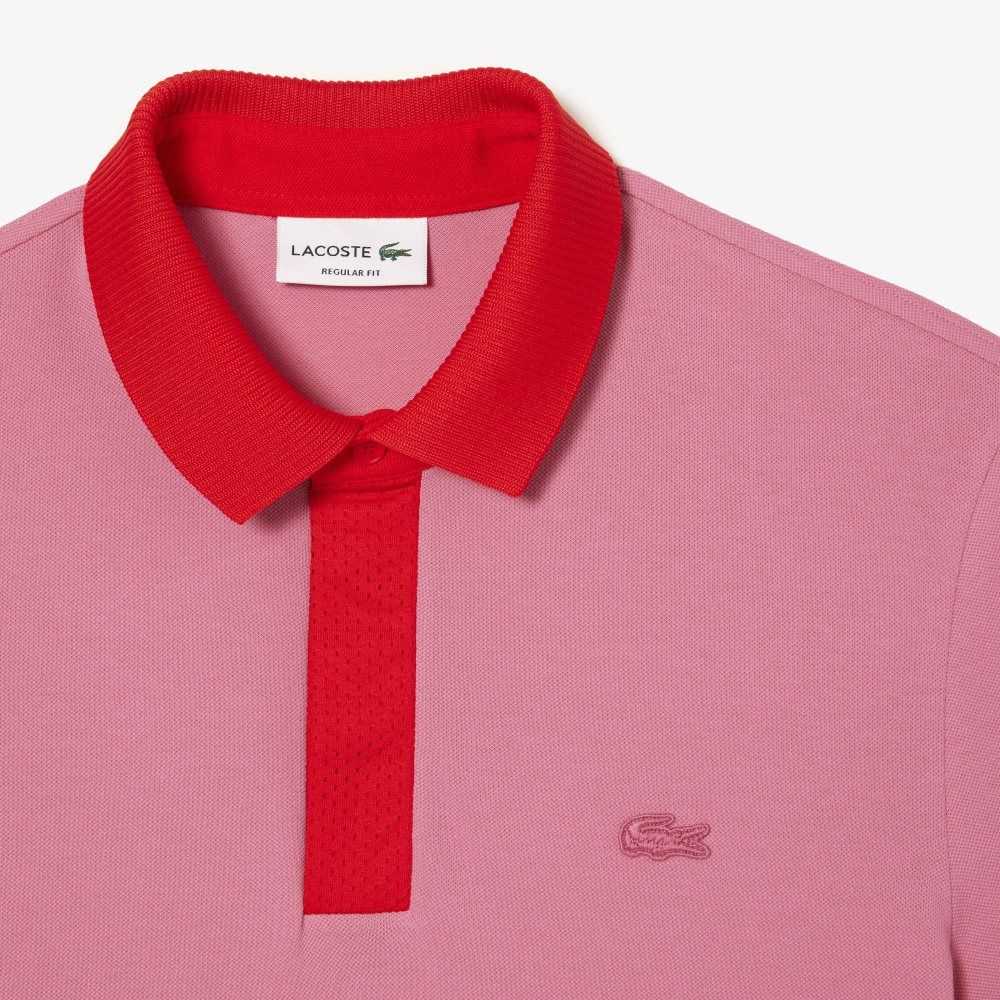 Lacoste Smart Paris with cotton Petit Pique Rosas Rojas | 1694-ZRJQV