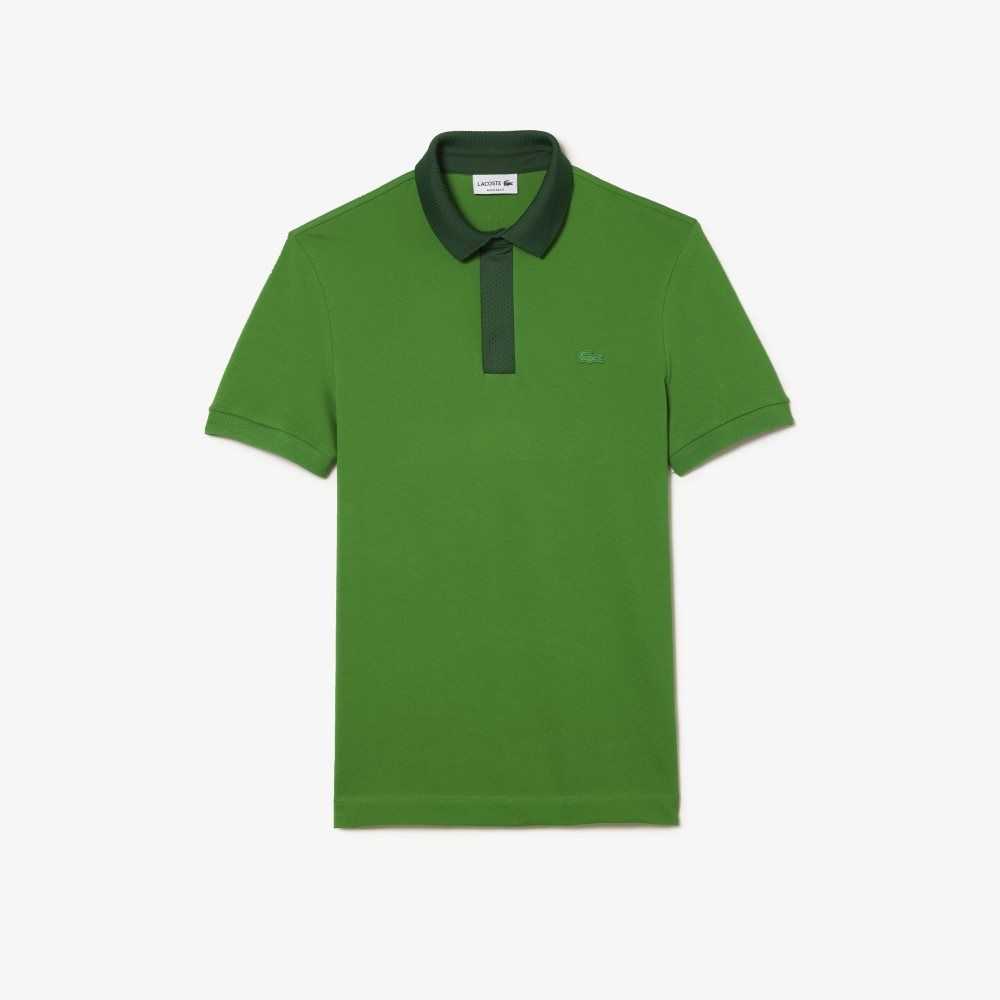 Lacoste Smart Paris with cotton Petit Pique Verde | 4967-WNLQS