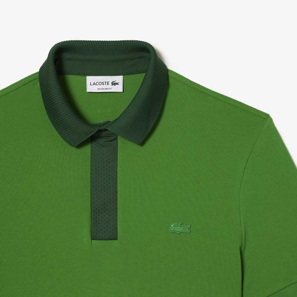 Lacoste Smart Paris with cotton Petit Pique Verde | 4967-WNLQS