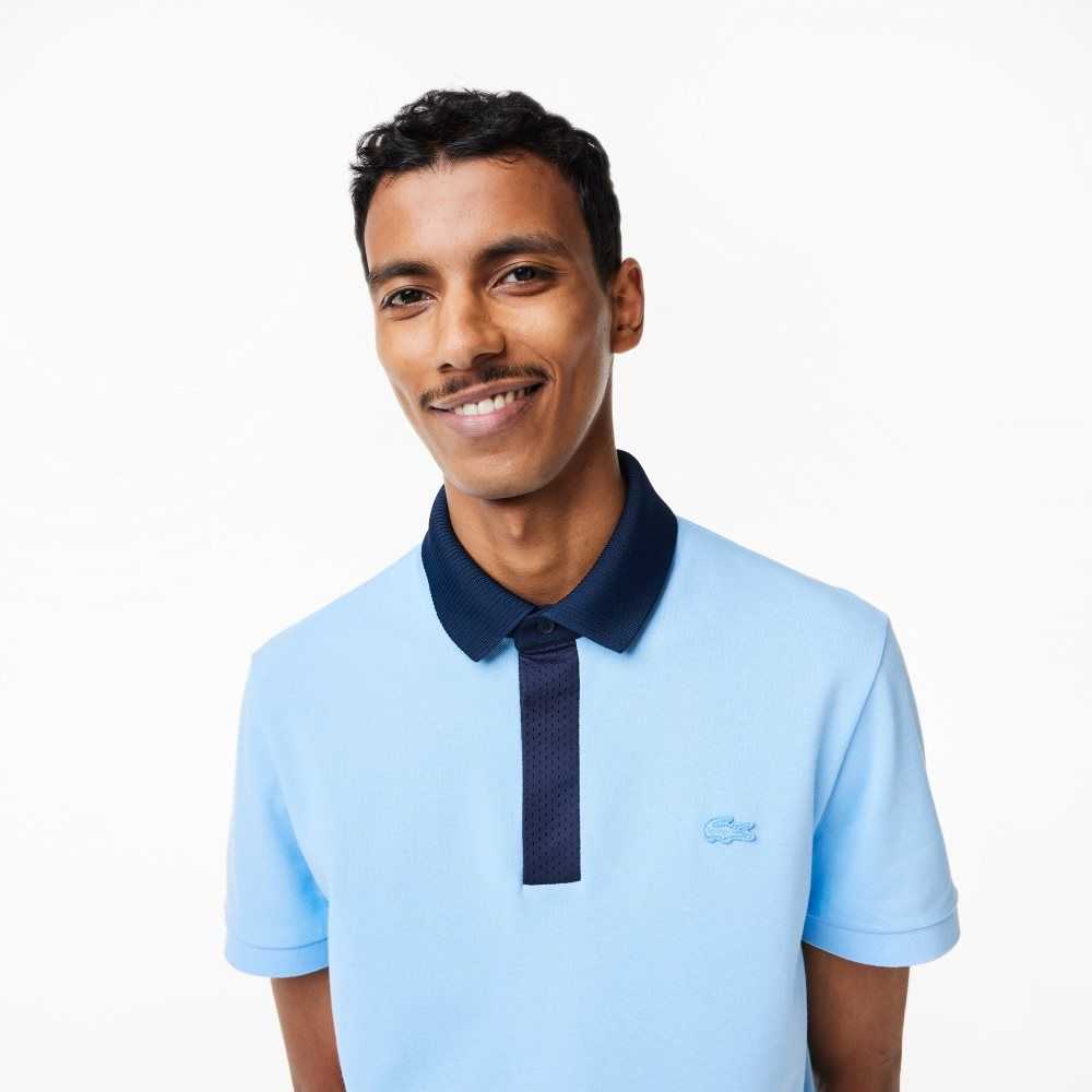 Lacoste Smart Paris with cotton Petit Pique Azules Azul Marino Azules | 8324-XCTRK