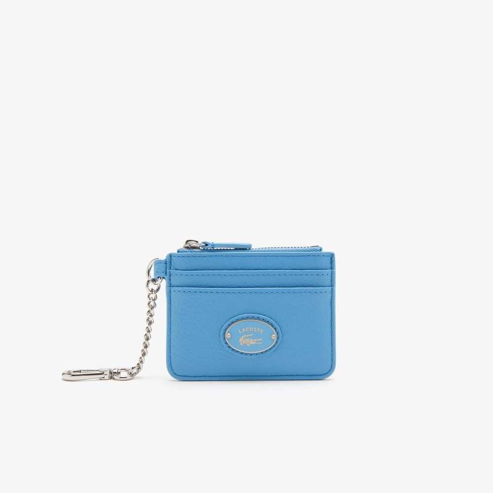 Lacoste Snap Hook Grained Cuero Card Holder Multicolor | 6038-SAEPW