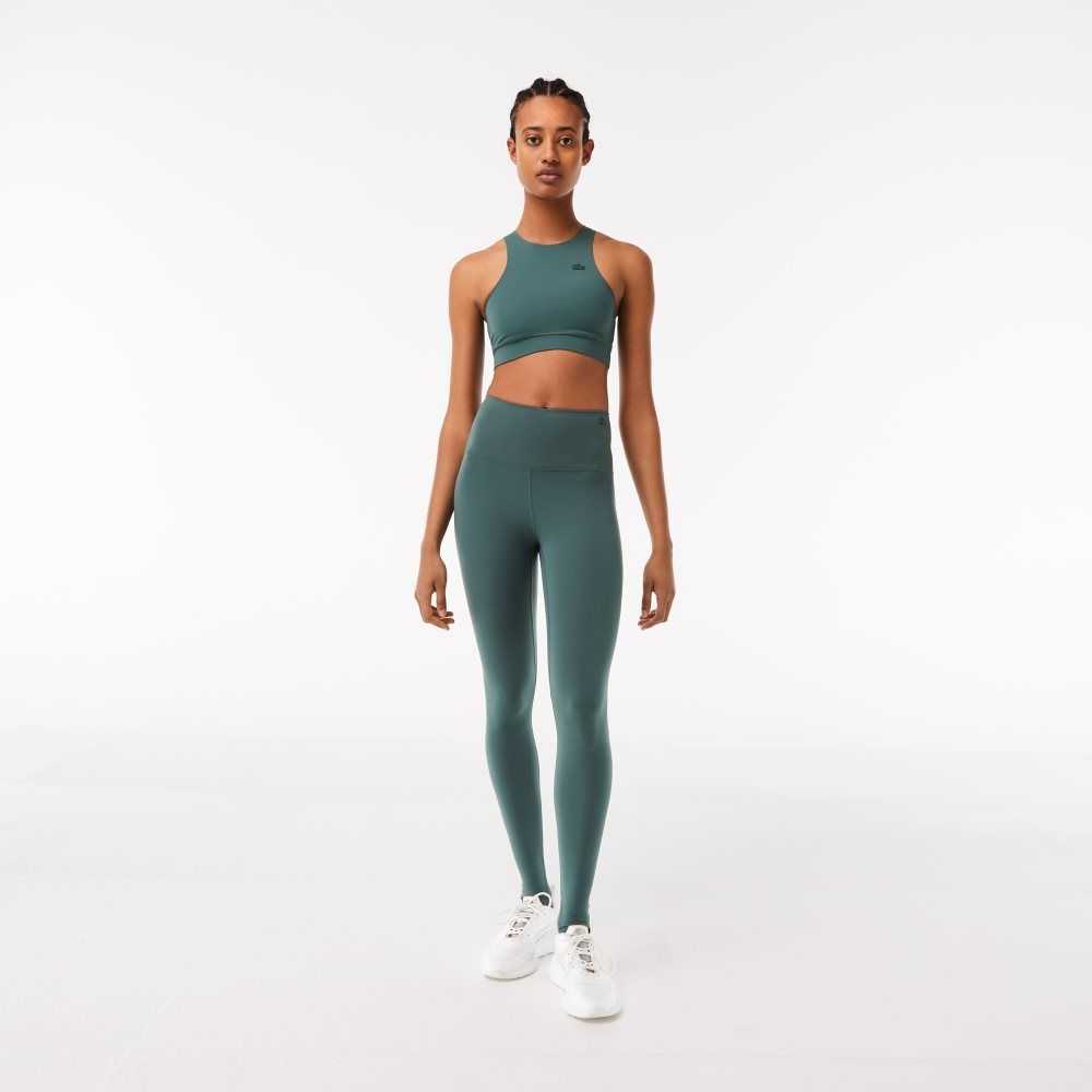 Lacoste Stirrup Leggings Verde | 3542-ZGUVP