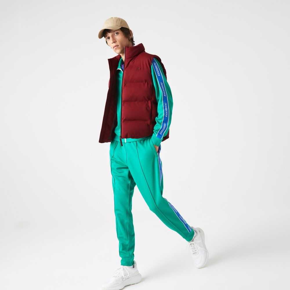 Lacoste Stowable Hood Vest Burdeos | 3582-GNKLM