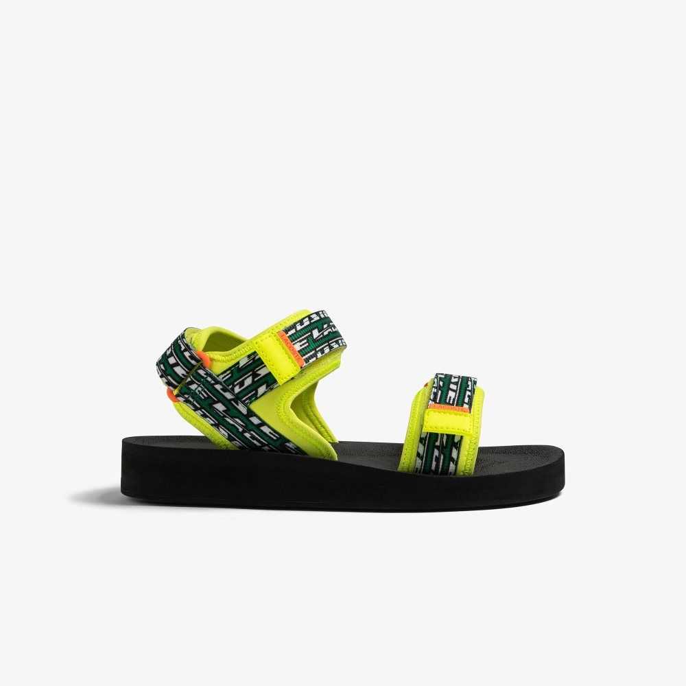 Lacoste Suruga Amarillo Negras | 8596-UNCXV