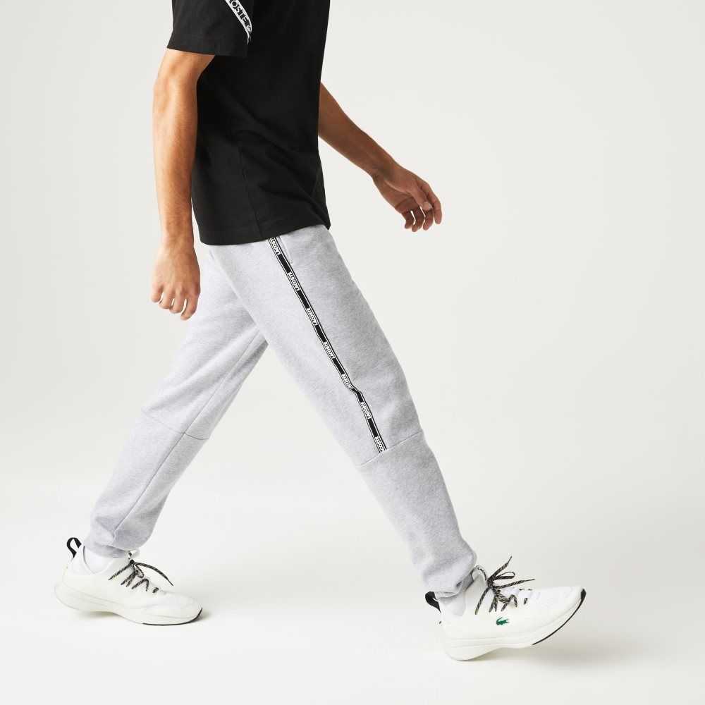 Lacoste Tapered Fit Branded Gris | 5913-TFPIB