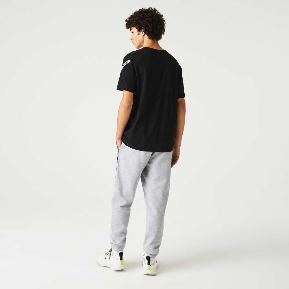 Lacoste Tapered Fit Branded Gris | 5913-TFPIB